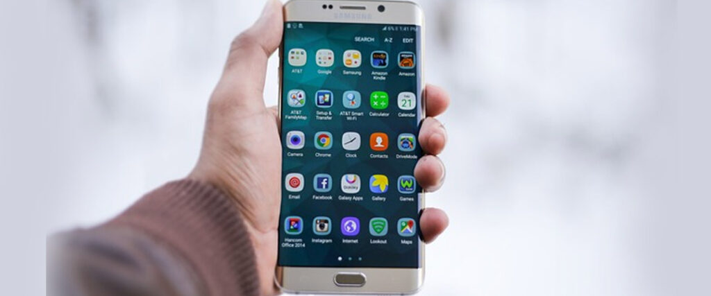 samsung, smartphone, hand