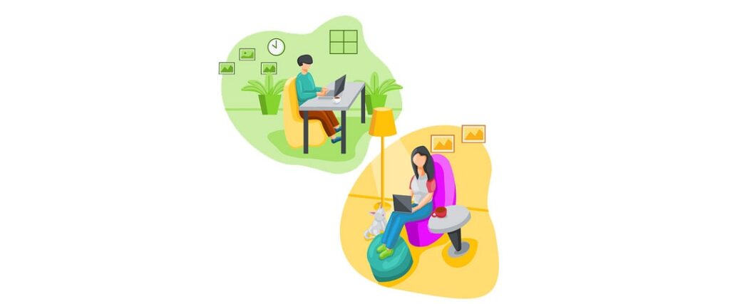 work, home, laptop