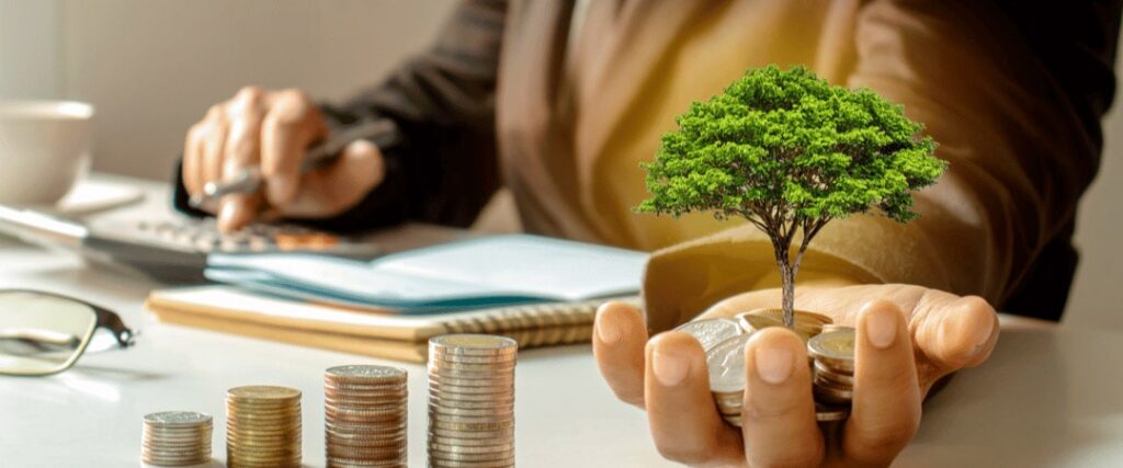 A graph showing the different companies that do socially responsible investing