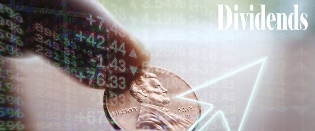A graph showing the risks associated with high-dividend stocks
