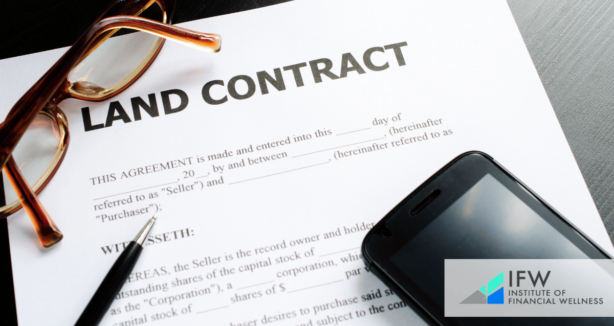 An image of a land contract