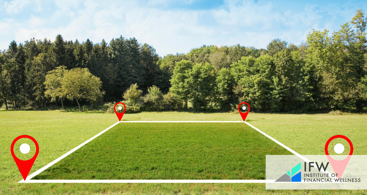 An image of land being measured