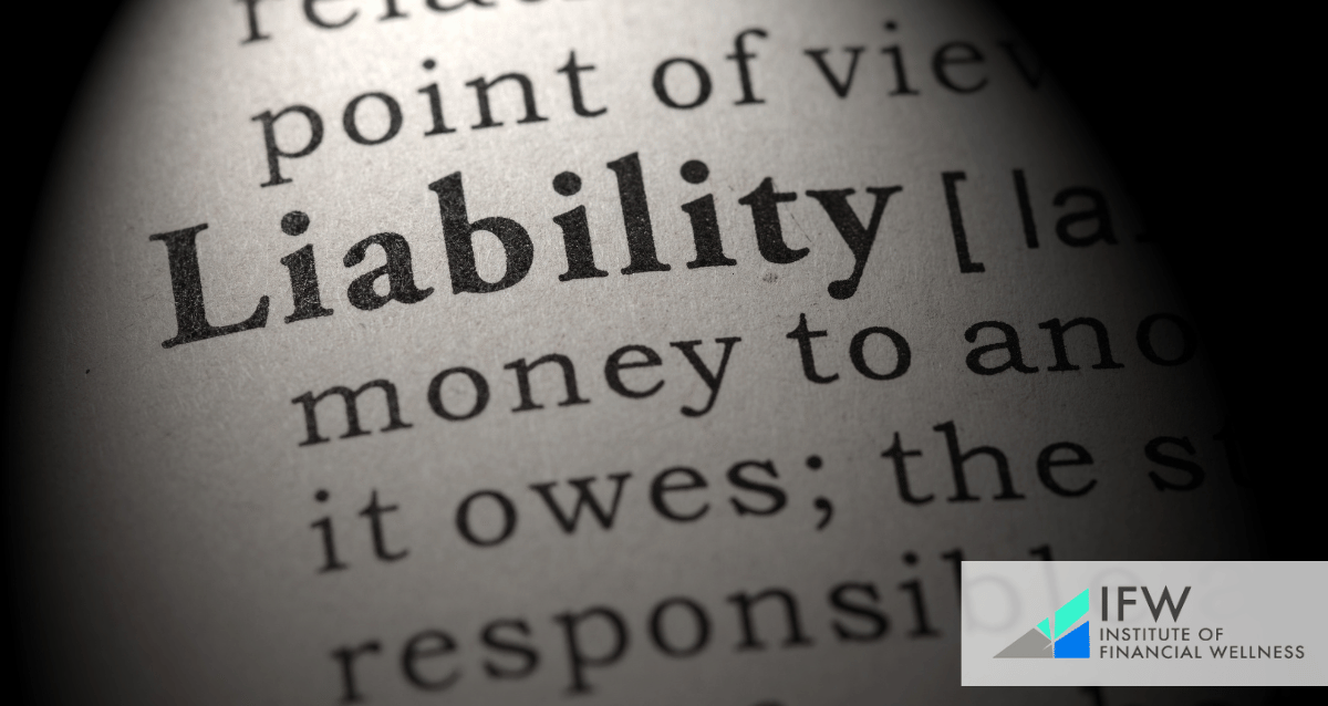 An image highlighting the word "liability"