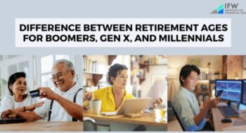 Difference between retirement ages