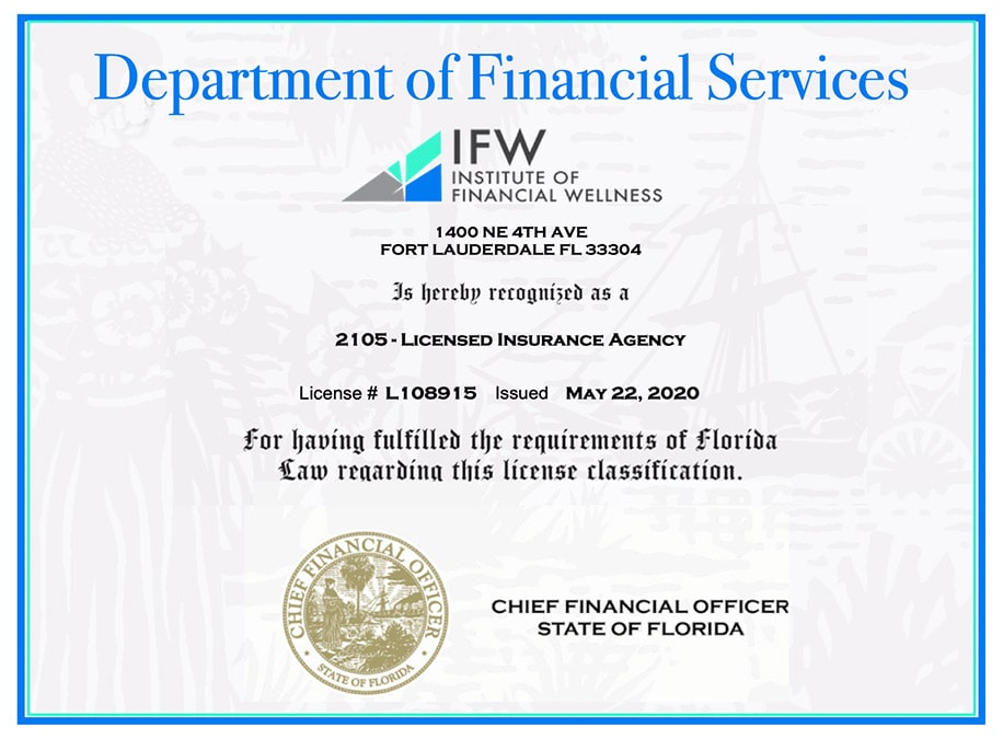 IFW Department of Financial Services
